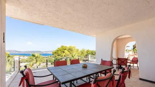 Mediterranean style villa with panoramic sea and mountain views in Nova Santa Ponsa Mediterranean style villa with panoramic sea and mountain views in Nova Santa Ponsa